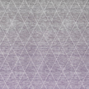 Homeroots 3' Artichoke Green Geometric Area Rug - Stylish, Washable & Durable For Indoor Or Outdoor Spaces 9' X 12' Polyester 605799