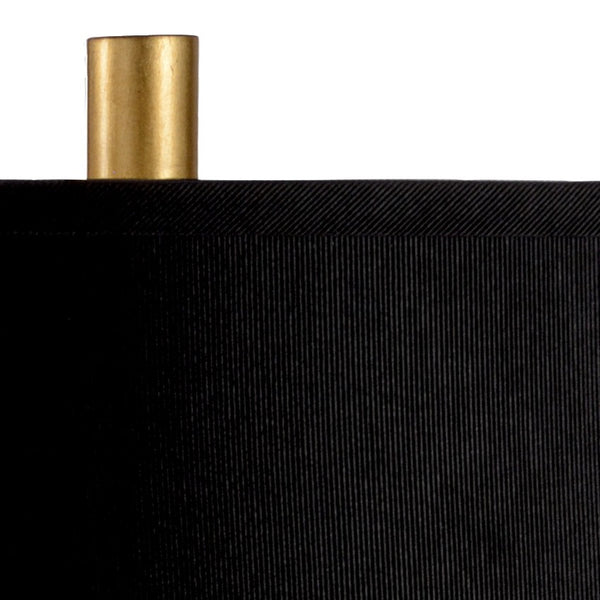 Wildwood Dazzling Hand-Finished Table Lamp In Antique Gold Leaf — Geometric Mid-Century Iron Sculpture, 33" H 60580