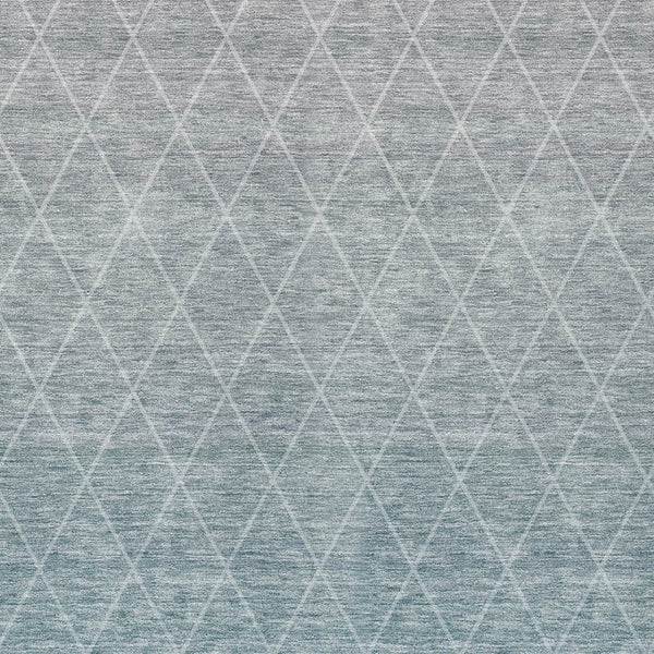 Homeroots 3' Artichoke Green Geometric Area Rug - Stylish, Washable & Durable For Indoor Or Outdoor Spaces 5' X 8' Polyester 605808