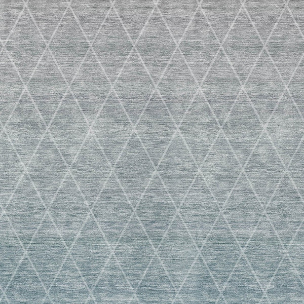 Homeroots 3' Artichoke Green Geometric Area Rug - Stylish, Washable & Durable For Indoor Or Outdoor Spaces 9' X 12' Polyester 605811