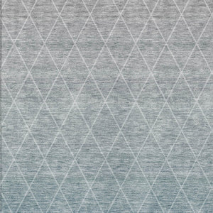 Homeroots 3' Artichoke Green Geometric Area Rug - Stylish, Washable & Durable For Indoor Or Outdoor Spaces 10' X 14' Polyester 605812