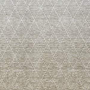 Homeroots 3' Artichoke Green Geometric Area Rug - Stylish, Washable & Durable For Indoor Or Outdoor Spaces 9' X 12' Polyester 605817