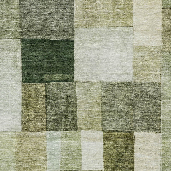 Homeroots 3' Artistic Eggplant Black And Lavender Geometric Washable Rug For Indoor Or Outdoor Spaces 3' X 5' Polyester 605867