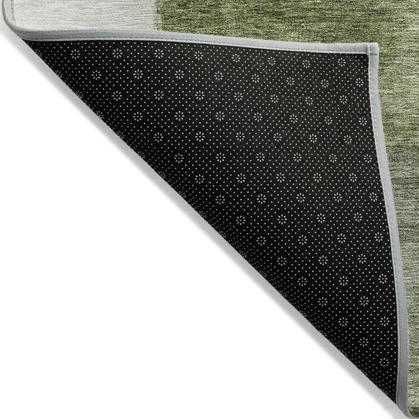 Homeroots 3' Artistic Eggplant Black And Lavender Geometric Washable Rug For Indoor Or Outdoor Spaces 9' X 12' Polyester 605871