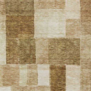 Homeroots 3' Artistic Eggplant Black And Lavender Geometric Washable Rug For Indoor Or Outdoor Spaces 5' X 8' Polyester 605874