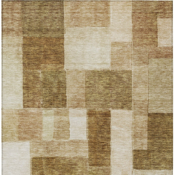 Homeroots 3' Artistic Eggplant Black And Lavender Geometric Washable Rug For Indoor Or Outdoor Spaces 9' X 12' Polyester 605877