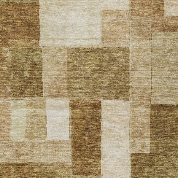 Homeroots 3' Artistic Eggplant Black And Lavender Geometric Washable Rug For Indoor Or Outdoor Spaces 9' X 12' Polyester 605877