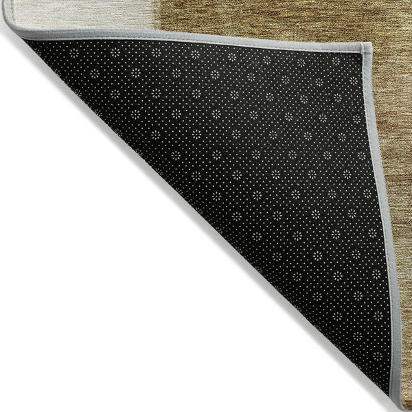 Homeroots 3' Artistic Eggplant Black And Lavender Geometric Washable Rug For Indoor Or Outdoor Spaces 10' X 14' Polyester 605878