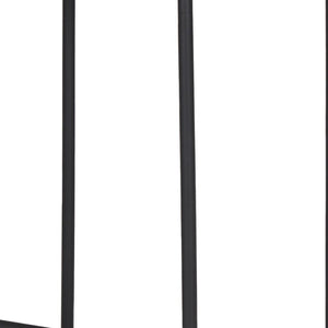 HomeRoots Brown Backless Counter Height Bar Chair – Stylish Genuine Leather & Durable Iron Frame for Modern Spaces 605941