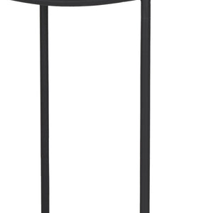 HomeRoots 26" Backless Counter Height Bar Chair - Solid Wood & Iron, Rustic Industrial Style for Modern Spaces 605942