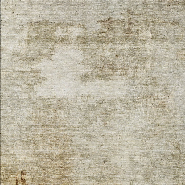 Homeroots 3' Artistic Black And Copper Abstract Washable Area Rug For Indoor And Outdoor Elegance 3' X 5' Polyester 605947