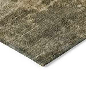 Homeroots 3' Artistic Black And Copper Abstract Washable Area Rug For Indoor And Outdoor Elegance 5' X 8' Polyester 605948