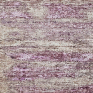 Homeroots 3' Blush Brown And Beige Abstract Washable Area Rug For Indoor And Outdoor Spaces, Durable Design 5' X 8' Polyester 605968