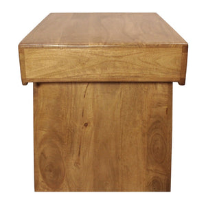 HomeRoots Set of Two Rustic Walnut Distressed Solid Wood Nested Tables for Versatile Home Decor Solutions 605991