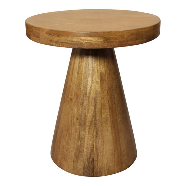 HomeRoots Set of Two Rustic Walnut Distressed Solid Wood Nested Tables for Versatile Home Decor Solutions 605991