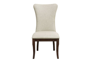 Homelegance Carolina Nailhead Dining Chairs Beige Upholstered Set for Elegant Rooms 605C