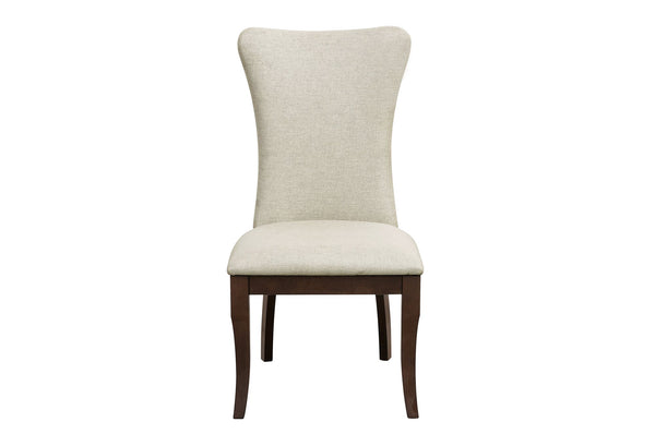 Homelegance Carolina Nailhead Dining Chairs Beige Upholstered Set for Elegant Rooms 605C