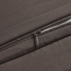 English Elm 4 Piece Comforter Set In Elegant Burgundy For California King - Luxurious, Durable & Cozy Design B035128755