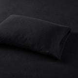 True North by Sleep Philosophy Micro Fleece Casual Sheet Set TN20-0463 Black