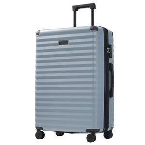 English Elm Luggage 5 Piece Abs Hardshell Travel Set with Usb Port Spinner Wheels and Tsa Lock Sky Blue N732P265290C