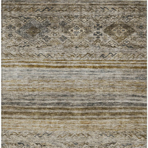 Homeroots 3' Artichoke Green Blue And Black Floral Washable Area Rug For Indoor And Outdoor Spaces 3' X 5' Polyester 606176