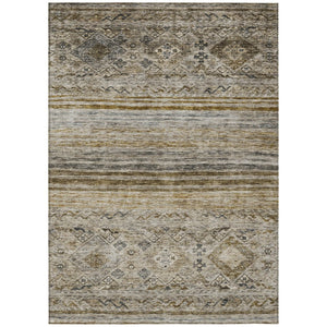 HomeRoots 9' X 12' Elegant Floral Washable Area Rug - Durable Indoor/Outdoor Design for High-Traffic Spaces 606180