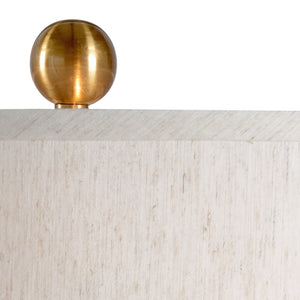 Wildwood Adele Alabaster Lamp With Antique Brass Accents, Hourglass Silhouette & Dual Pull-Chain Lights 60622