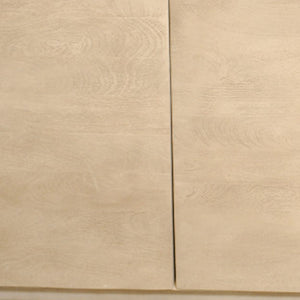 HomeRoots 80" Natural Distressed Solid Wood Sideboard - Versatile Storage Cabinet for Dining & Living Spaces 606298