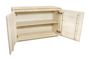 HomeRoots 48" Solid Wood Sideboard with Natural Distressed Finish – Soft-Close Doors & Ample Storage Space 606299