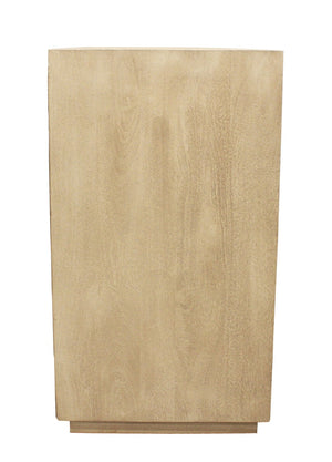 HomeRoots 48" Solid Wood Sideboard with Natural Distressed Finish – Soft-Close Doors & Ample Storage Space 606299