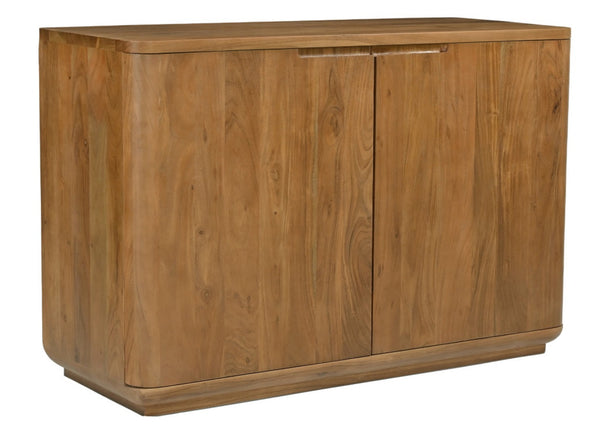 HomeRoots 48" Tan Distressed Solid Wood Sideboard - Stylish Storage Solution for Any Room's Unique Decor 606302