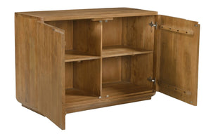 HomeRoots 48" Tan Distressed Solid Wood Sideboard - Stylish Storage Solution for Any Room's Unique Decor 606302
