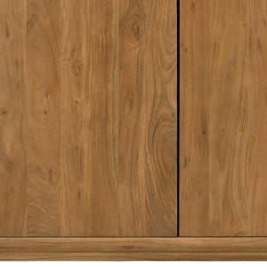 HomeRoots 48" Tan Distressed Solid Wood Sideboard - Stylish Storage Solution for Any Room's Unique Decor 606302