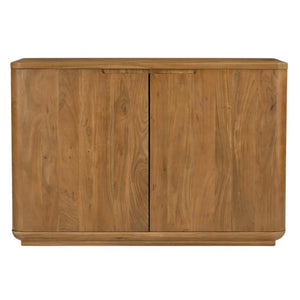 HomeRoots 48" Tan Distressed Solid Wood Sideboard - Stylish Storage Solution for Any Room's Unique Decor 606302
