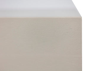 Sunpan Celine Dresser - Elegant Rubberwood Design with Antique Brass Feet for a Stunning Bedroom Upgrade Cream