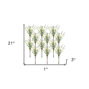 HomeRoots 12 Lifelike 21" Green Artificial Plant - Perfect for Any Tabletop, Low-Maintenance Décor Solution 606338