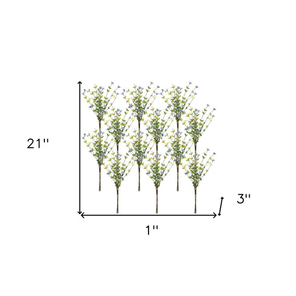 HomeRoots 12 Lifelike 21" Green Artificial Plant - Perfect for Any Tabletop, Low-Maintenance Décor Solution 606338