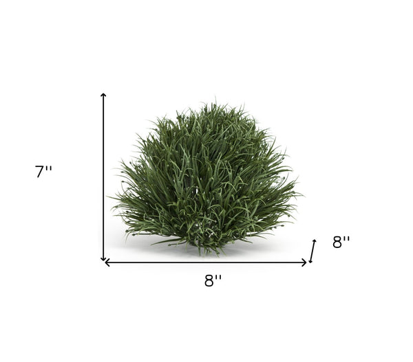 HomeRoots Set of Six 8-Inch Green Artificial Plants - Realistic, Low-Maintenance Decor for Any Space 606339
