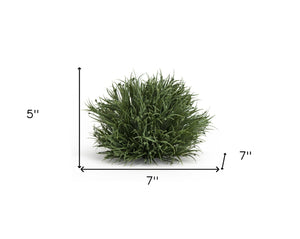 HomeRoots 12 Lifelike 7" Green Artificial Plant - Low Maintenance, Realistic Foliage for Home or Office Decor 606340
