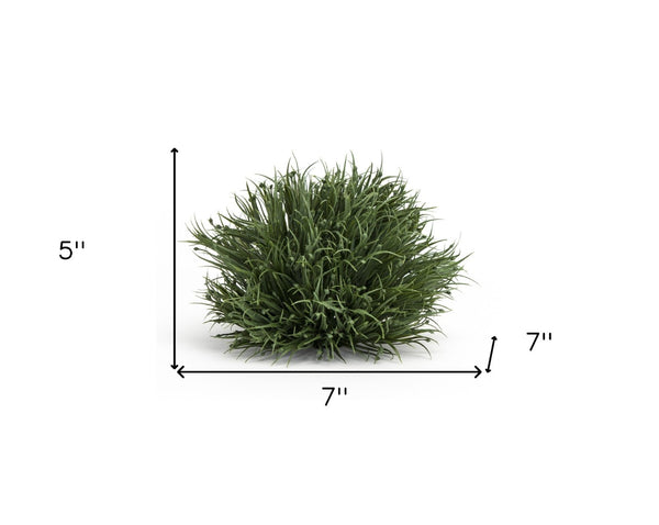 HomeRoots 12 Lifelike 7" Green Artificial Plant - Low Maintenance, Realistic Foliage for Home or Office Decor 606340