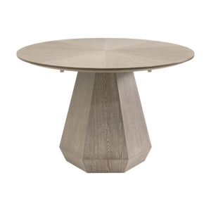 Essentials for Living Coulter Oval Pedestal Dining Table Seats 6 with Starburst Top Natural Wood Grain 6064-OV.NG