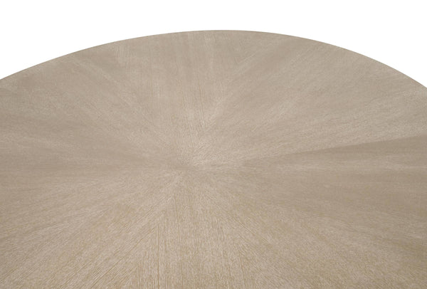 Essentials for Living Coulter Oval Pedestal Dining Table Seats 6 with Starburst Top Natural Wood Grain 6064-OV.NG