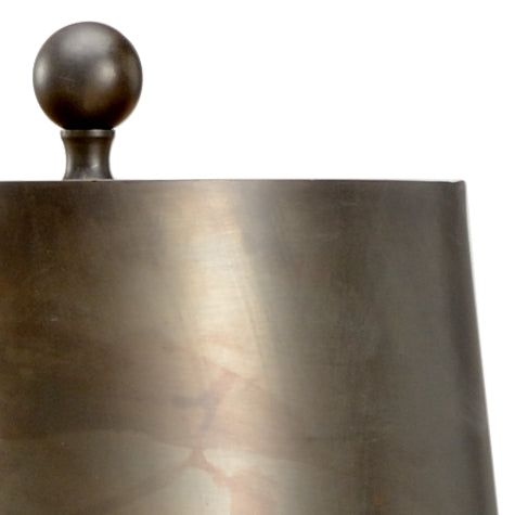 Wildwood Langston Sculptural Floor Lamp With Natural Gray Marble Tabletop, Scorched Bronze Wrought-Iron Accent (63 Chars?) 60644