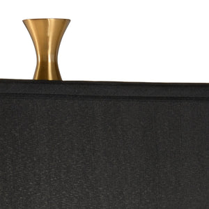 Wildwood Sloane Alabaster Table Lamp With Antique Brass Mounting — Slim 37" Ambient Light For Bedside Decor 60647-2