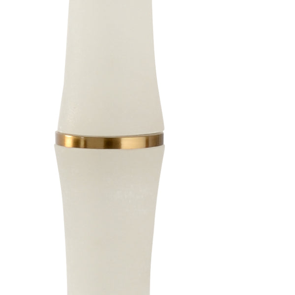 Wildwood Sloane Alabaster Table Lamp With Antique Brass Accents — Warm Ambient Light For Living Rooms & Bedsides 60647