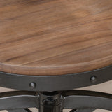 Christopher Knight Home® - Noble House - - Newman Iron + Wood Barstool