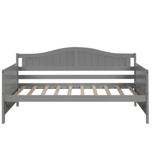 HomeRoots Gray Wood Twin Daybed Frame with Storage Drawers - Modern Design for Versatile Sleeping and Seating 606816