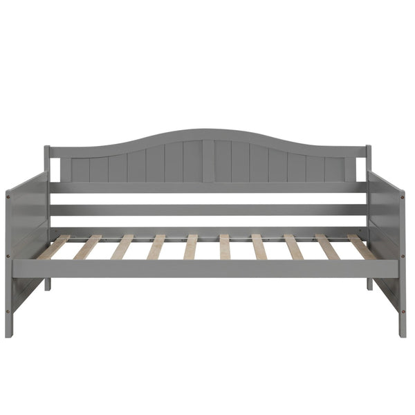 HomeRoots Gray Wood Twin Daybed Frame with Storage Drawers - Modern Design for Versatile Sleeping and Seating 606816