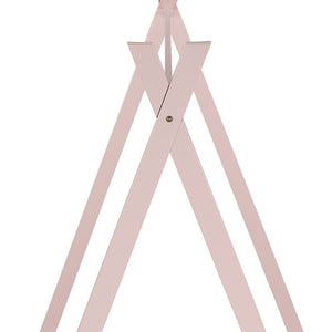 HomeRoots Pink Metal Twin Bed Frame – Stylish, Durable Design with Platform Support for Kids' & Guest Rooms 606869