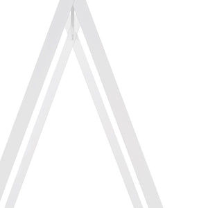 HomeRoots White Metal Twin Bed Frame - Modern Platform Design with Durable Support System for Cozy Bedrooms 606870